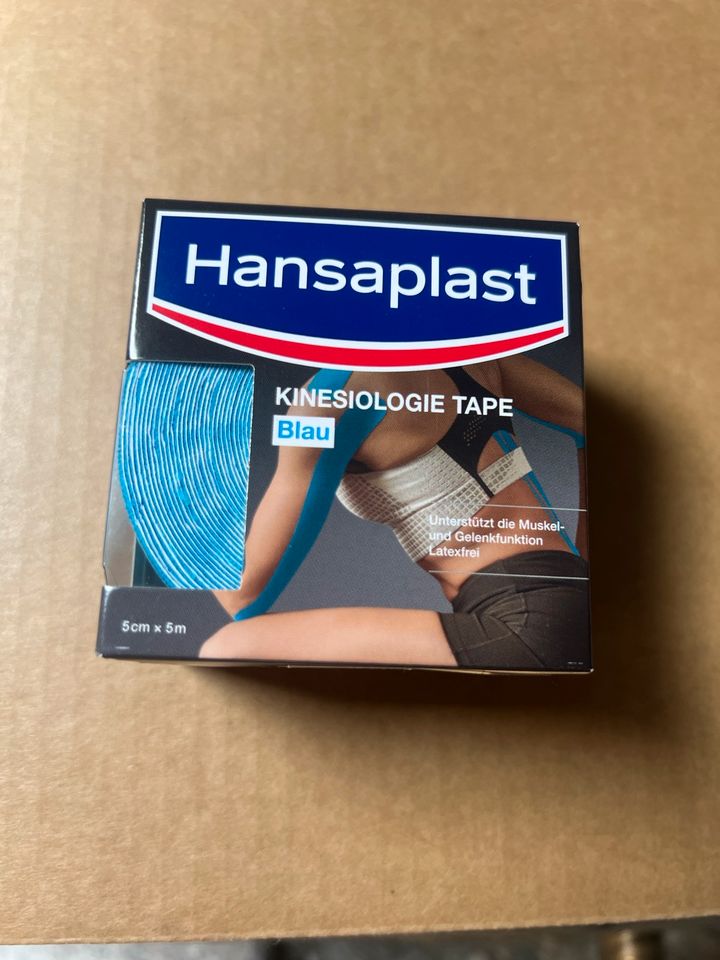 Hansaplast Kinesiologie Tape blau neu in Heusenstamm