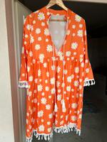 Neu Boho Hippie Kleid Sommerkleid orange Quasten XL 42 Ibiza Saarbrücken-Dudweiler - Dudweiler Vorschau