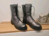 Marco Tozzi Stiefeletten Schuhe Silber Gr 38 Neu gun metal Nordrhein-Westfalen - Witten Vorschau