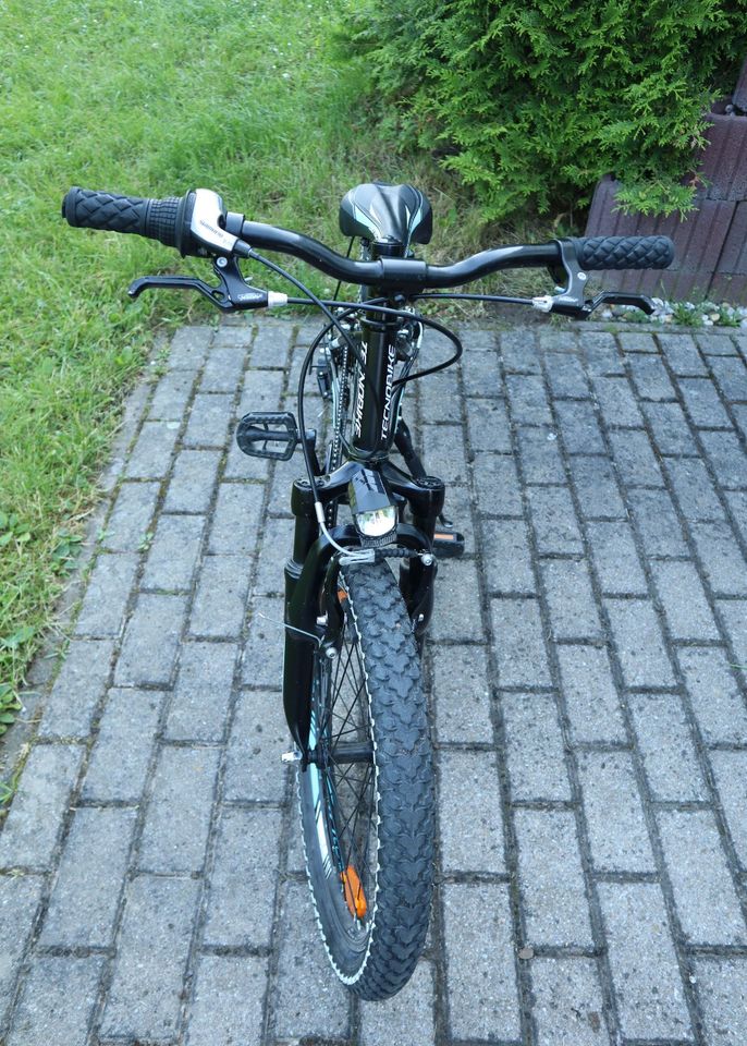 Fahrrad Tecnobike Sorrento schwarz 20 Zoll Kinderfahrrad in Landsberg (Saalekreis)