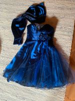 Blaues, knielanges festliches Kleid Niedersachsen - Bückeburg Vorschau