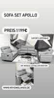 Sofa Couch Set 3er/2er/Sessel mit manueller Relaxfunktion Berlin - Mitte Vorschau