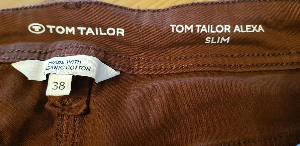 Jeans/ Hose Tom Tailor Gr. 38 braun in Plauen