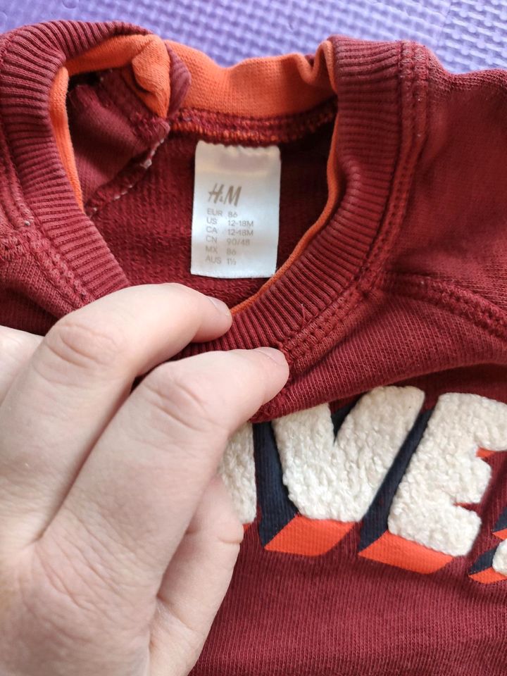 Pullover H&M Gr 86 in Ansbach