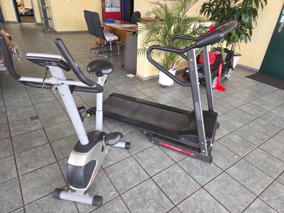Laufband Walkrunner RPE von Hammer, klappbar! + Hometrainer, Fahr in Hoyerswerda