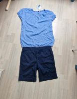 Damen Sommer Set: Marine blau Short, Bluse Shirt neu M,L 42 Baden-Württemberg - Hilzingen Vorschau