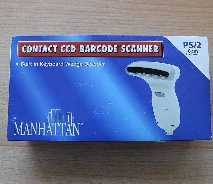 BarcodeScanner Laser Manhattan Smartpro SD313 CCD PS/2 Anschluss in Hamburg