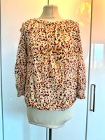 S.Oliver Bluse Gr S / M beige Print Hessen - Kalbach Vorschau