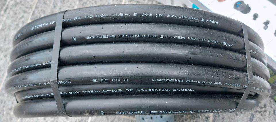 Gardena Sprinklersystem; Rohrleitung; Verlegerohr in Kaisersesch