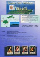 4 Briefmarken - Weihnachten 1995 - Fidschi Inseln Bayern - Bamberg Vorschau