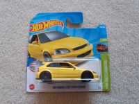 Hot Wheels 1999er Honda Civic Type R EK9 gelb Auto Car Modell Hessen - Gründau Vorschau