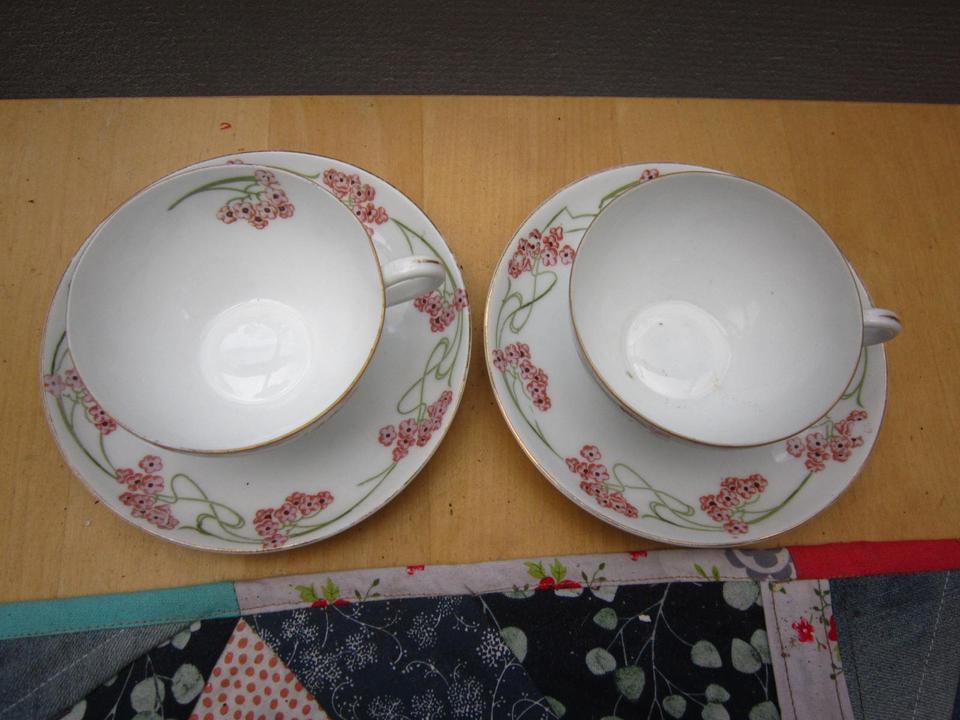 OVID 2 Teetassen Kaffeetassen 150ml vintage zusammen Porzellan in Wandlitz