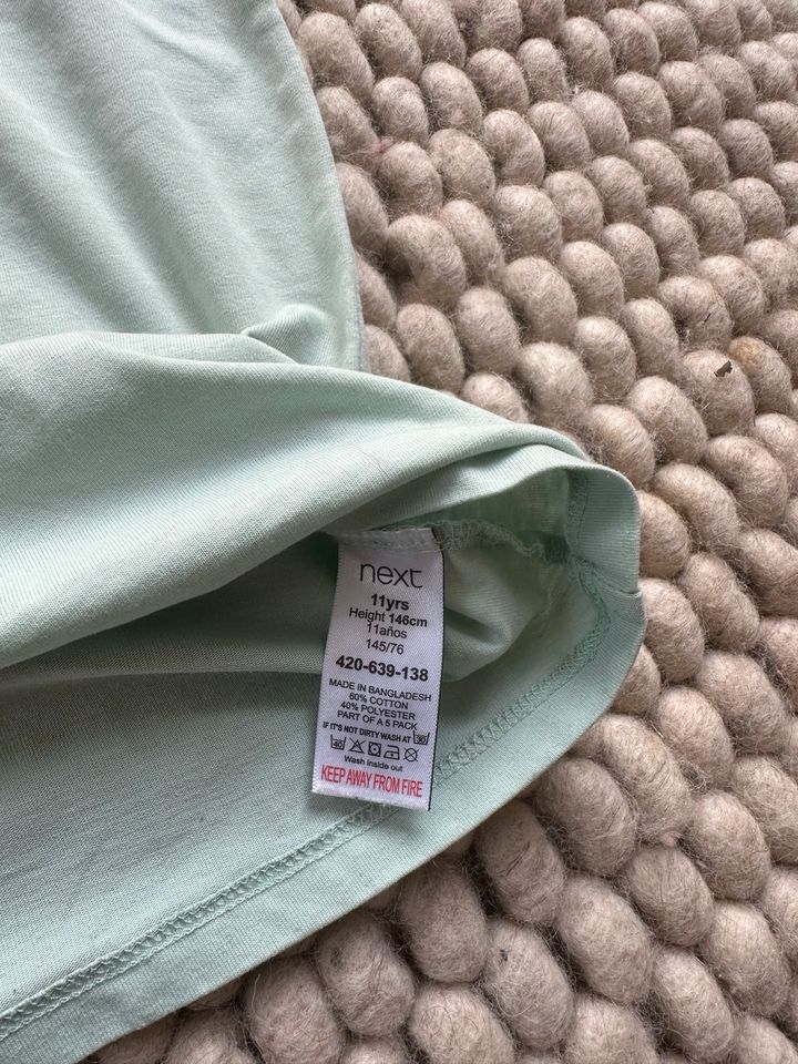 ❤️ Next T-Shirts mint grau grün 146 152 11 Jahre❤️ in Eschweiler