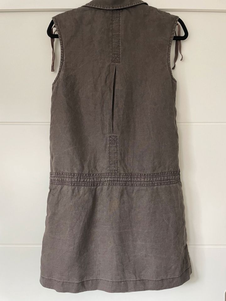 Mexx Leinen Kleid Gr. 36/38 in braun in Wegberg