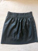 H&M Divided Minirock Gr. 40 | Leder-Optik Schwarz Baden-Württemberg - Keltern Vorschau
