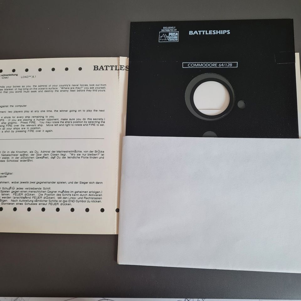 Battleships  Commodore C64/128 in Aschaffenburg
