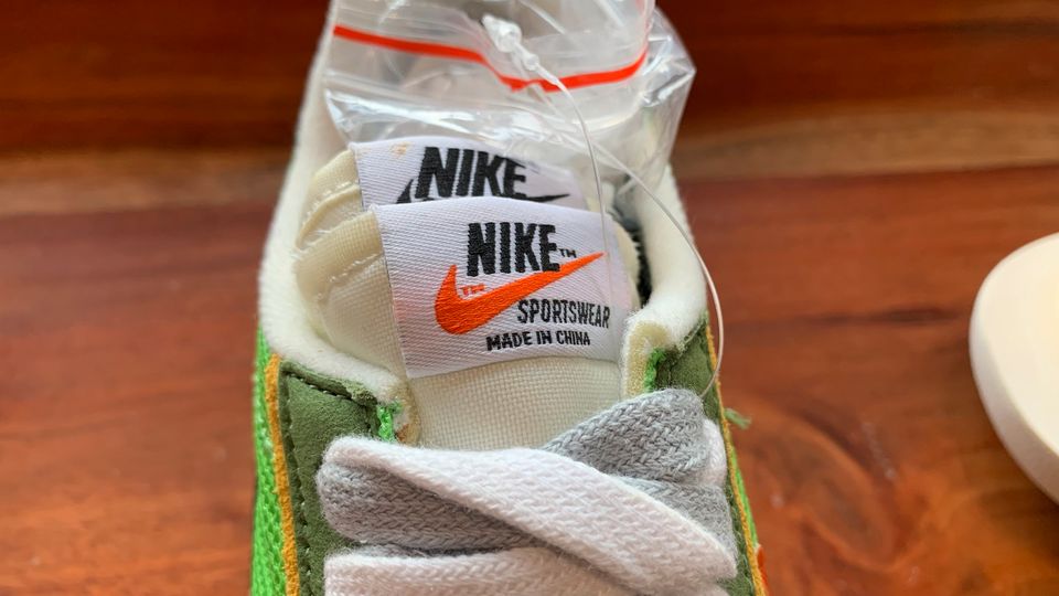 Nike LD Waffle sacai Green Gusto US 6 EU 38.5 Neu und ungetragen in Mengkofen