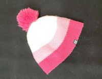 Mütze/Bommelmütze, teils mit Fleece, pink-rosa-weiß,Gr 98/104/110 Bayern - Buchenberg Vorschau