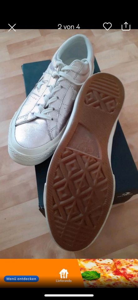 Nagelneue Echtleder Sneaker von Converse Gr41 in Stützerbach