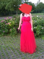 Rotes Ärmel- und Trägerloses Abendkleid Nordrhein-Westfalen - Würselen Vorschau