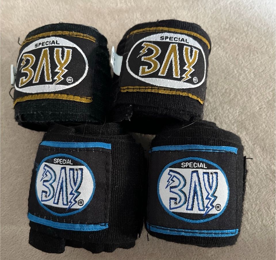 Bay Junior Kids Boxbandagen 2,5 mtr. Boxen Kickboxen Muay Thai in Aarbergen