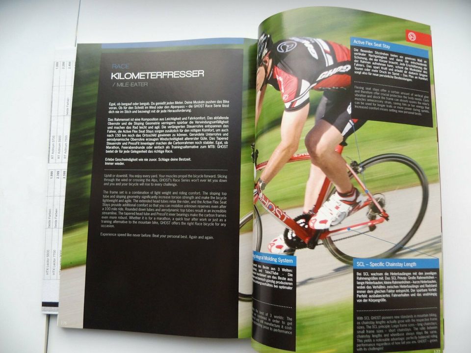 Ghost, Katalog, Broschüre, Prospekt, 2011, MTB, Race, Fahrräder in Rheda-Wiedenbrück