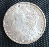 US Morgan Dollar 1904 O USA Liberty One Dollar Silbermünze Silber Bayern - Tännesberg Vorschau