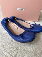 Miu Miu Ballerina in blau mit Original Karton Wie NEU❤️ Niedersachsen - Küsten Vorschau