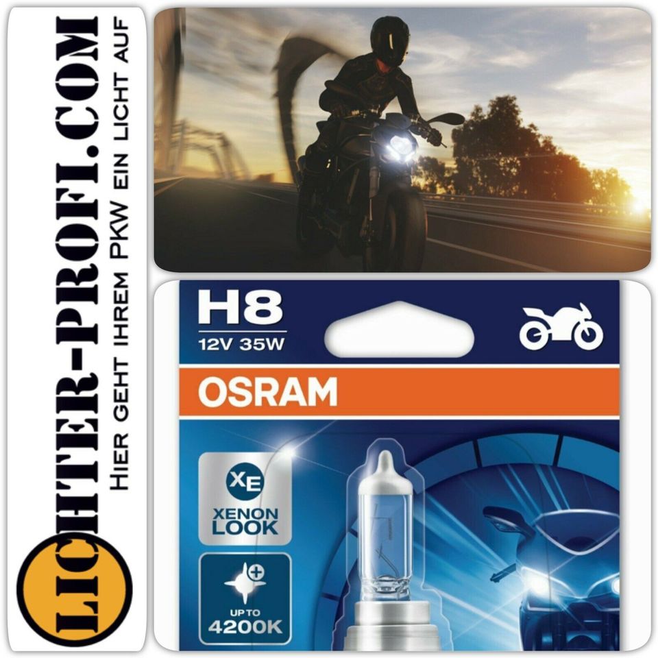 Osram H8 12V 35W PGJ19-1 X-Racer XenonLook 4200K +20% 1st. Neu