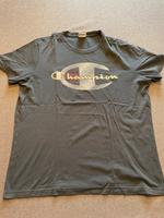 T-Shirt blau Champion Größe L Bayern - Übersee Vorschau