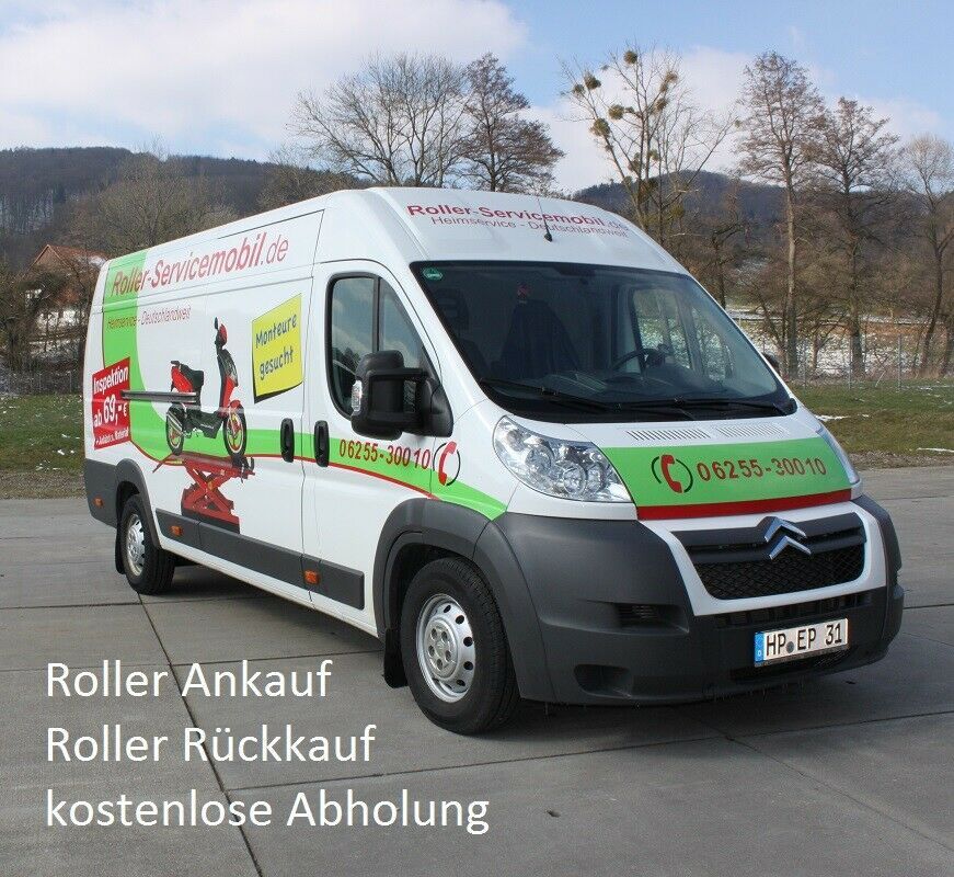 Motorroller.de Mobile Werkstatt Vorort-Service Inspektion TÜV in Lindenfels