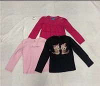 4 Langarmshirts Gr. 116 Benetton H&M u.a. Anthrazit Pink Rosa Cre Niedersachsen - Meppen Vorschau