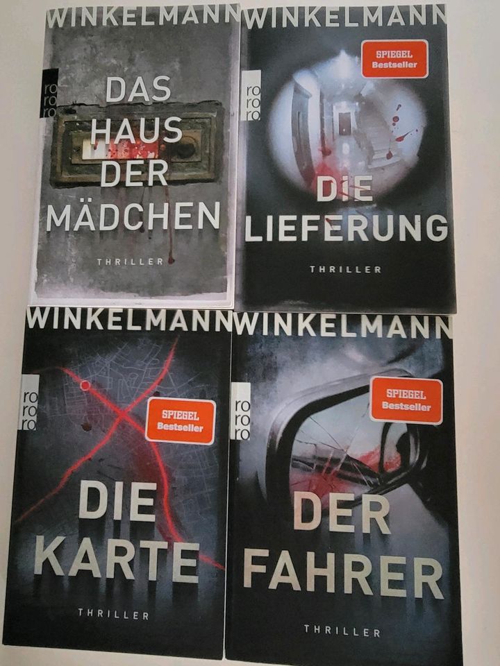 4 Bücher von Andreas Winkelmann, Hamburger Thriller in Haren (Ems)