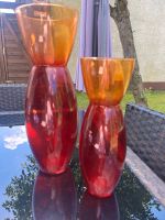 2 Vasen in Rot/orange 30 und 40 cm Nordrhein-Westfalen - Rösrath Vorschau
