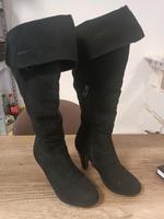 Tamaris Stiefel, Wildleder Stiefel für Damen, Größe 37 in schwarz Nordrhein-Westfalen - Lübbecke  Vorschau