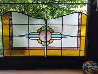 2 teiliges antikes Glasbild, Antike Bleiverglasung Fensterbild, G Nordrhein-Westfalen - Goch Vorschau