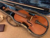 Ca. 120 Jahre alte französische Geige aus Mirecourt - mit Bogen Bayern - Geretsried Vorschau