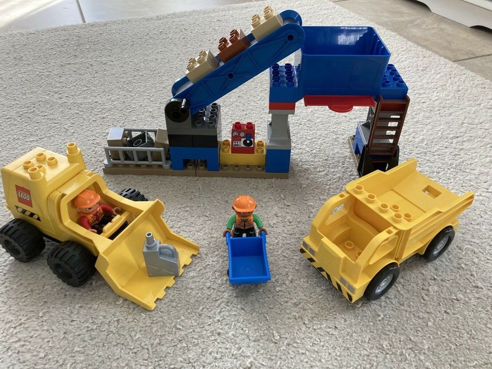 Lego Duplo Baustelle mit Förderband in Deckenpfronn