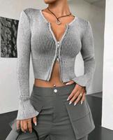 SHEIN x Carly Lawrence SHEIN EZwear Crop Strickjacke M 38 Niedersachsen - Obernkirchen Vorschau