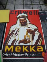 Altes großes original Poster Plakat Crüwell Mekka Tabak Baden-Württemberg - Neuffen Vorschau