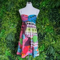 Desigual Kleid m 38 bunt muster alinie Saarland - Mandelbachtal Vorschau