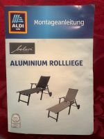 Aluminium - Rollliege dunkelgrau neu Sonnenliege Düsseldorf - Gerresheim Vorschau