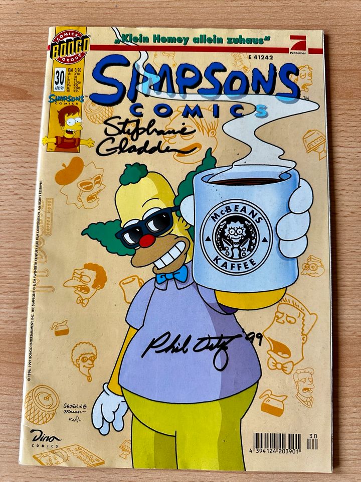 Simpson Comics in List auf Sylt