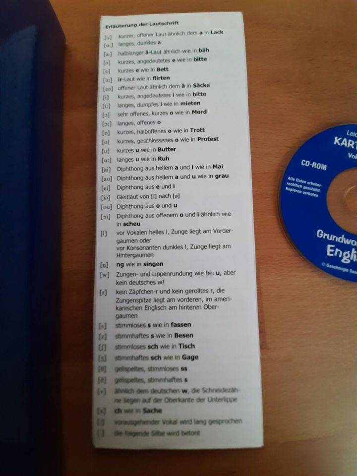 2 Karteikartensätze, Schülerhilfe Englisch, inklusiver CD-ROM in Bochum