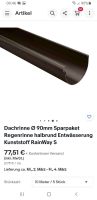 Dachrinne Ø 90mm Regenrinne halbrund Entwässerung  Kunststoff Bayern - Traunreut Vorschau