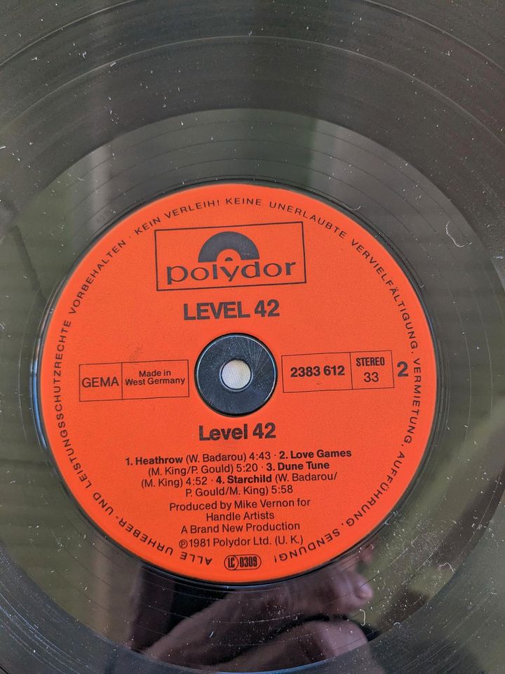 LP - Vinyl - Level 42 - Level 42 in Weyhe