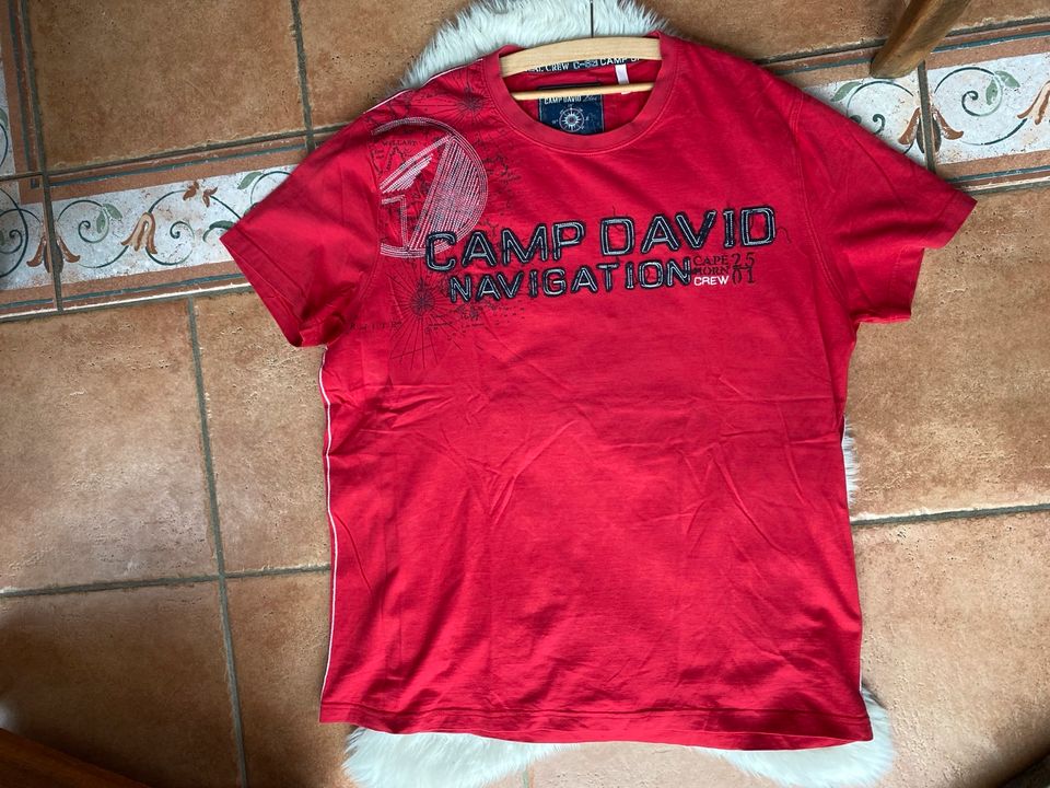 Camp David Herren T-Shirt Gr XXL in Schöne Aussicht, Gem Masburg