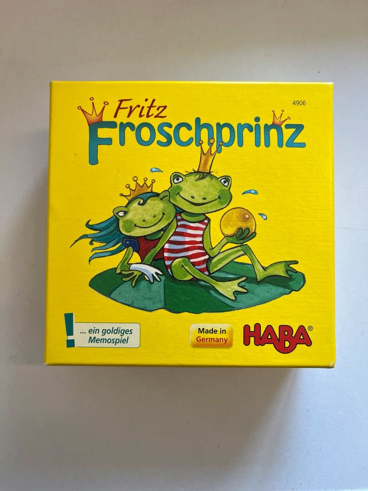 HABA Fritz Froschprinz Memospiel in Norderstedt