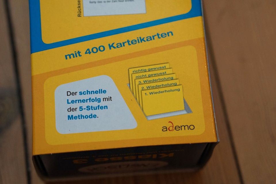 Karteibox Englisch English 3. Klasse Schuljahr 400 Karteikarten in Dortmund