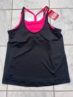 Champion Fitness Gym Sport top mit bustier schwarz pink neu S/36 Bayern - Diedorf Vorschau